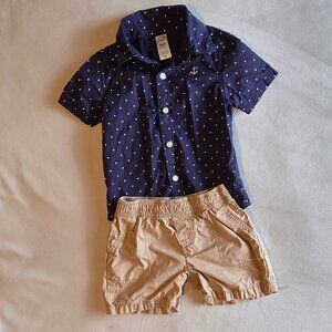 Carter's Shirt & Short Set Toddler Boy 18 months